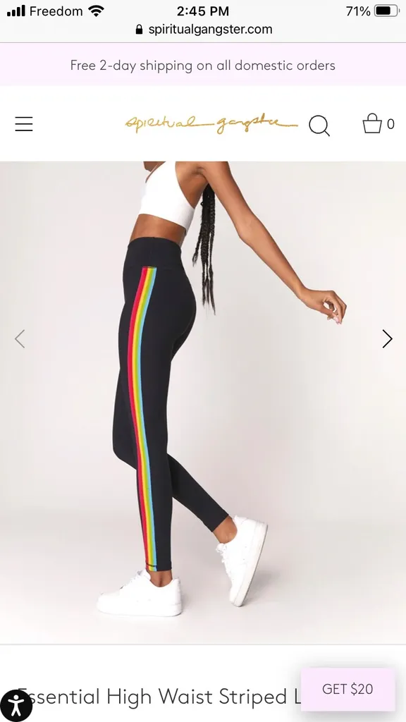 Spiritual Gangster Leggings photo 1