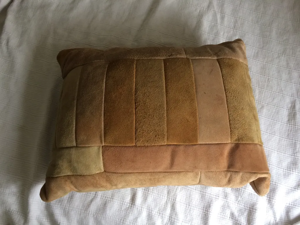 Large Leather Pillow photo 1
