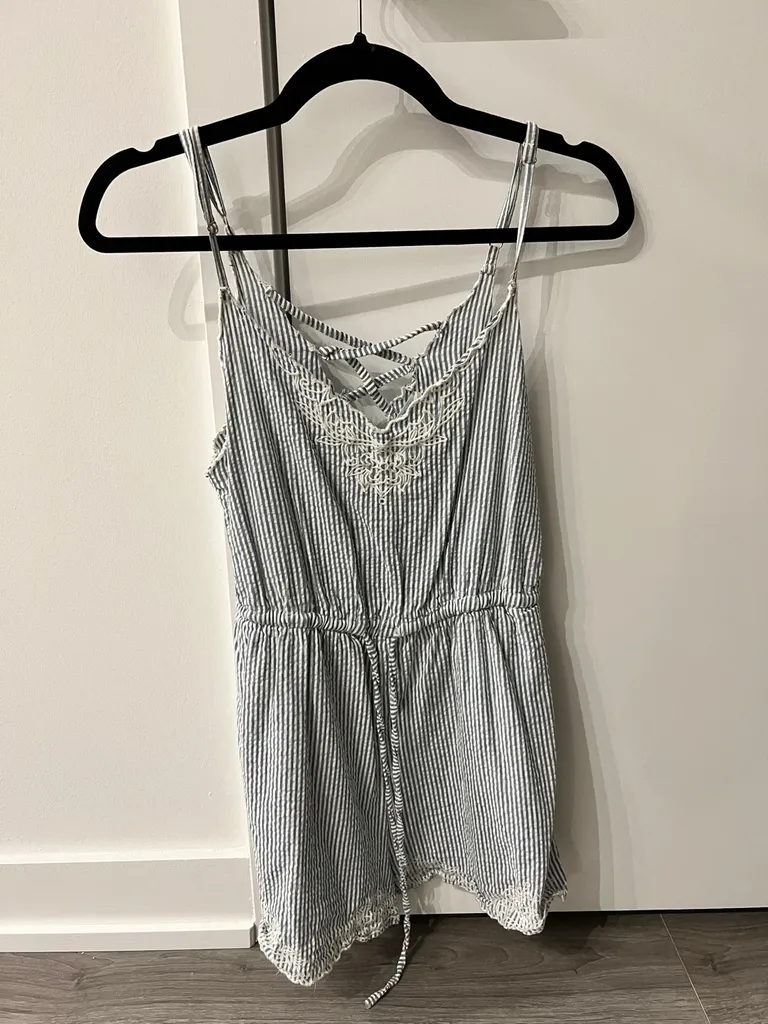 UO Striped Romper photo 1