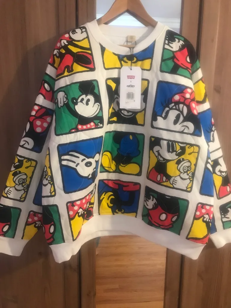 BNWT - Limited Edition Disney Levi’s Reversible Sweatshirt Si... photo 1