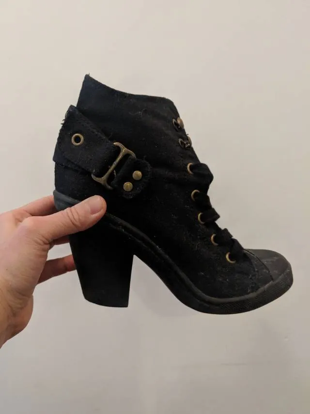 Cute Sneaker Style Heals - 7.5 photo 1