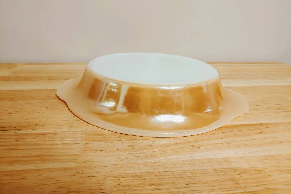 Vintage Fire-King 🍑 Lusterware Dish photo 1