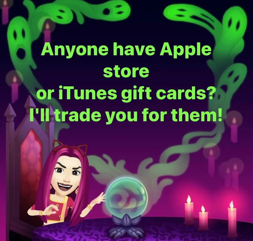 Iso Apple store or iTunes gift cards.  I'll trade you for them photo 1