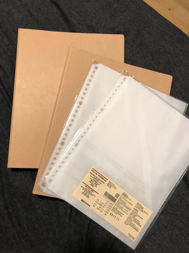 💮muji binders and refills photo 1