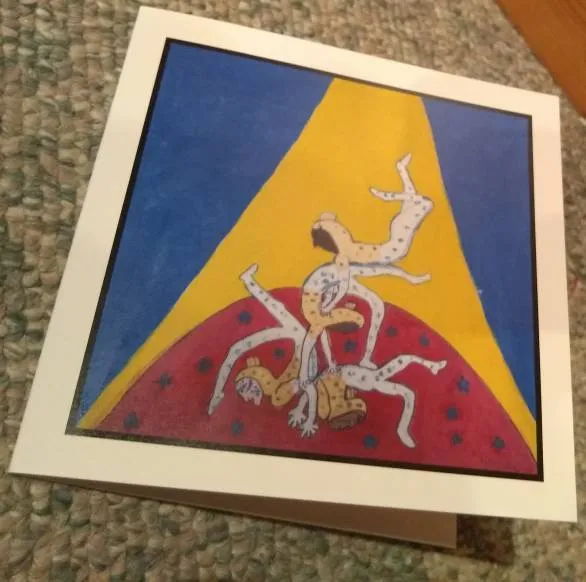 Blank Art Card With White Envelope photo 1