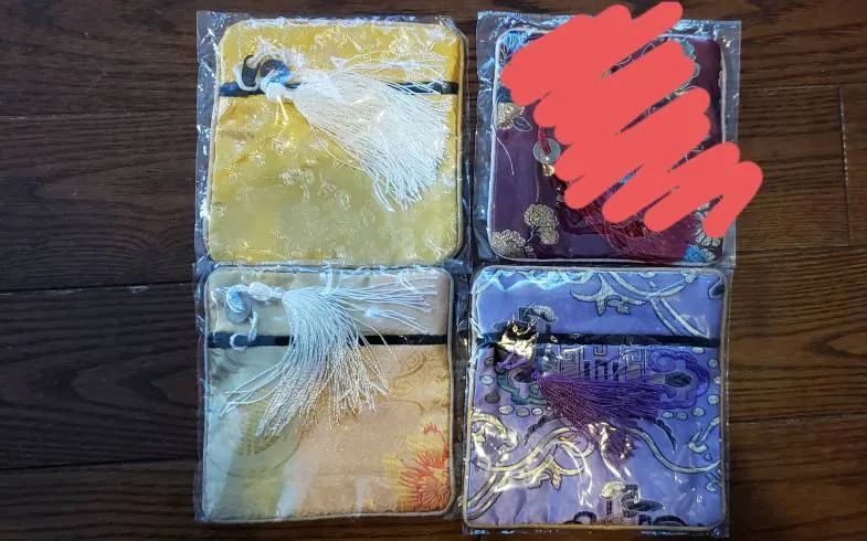 Silk Coin Purses From Hong Kong photo 1