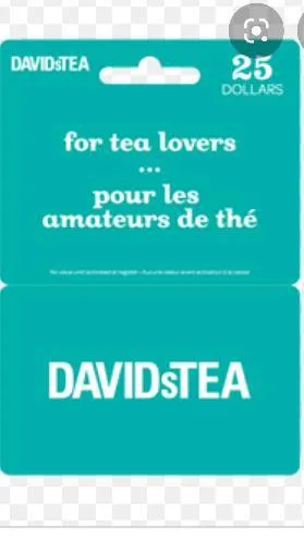 $25 David's Tea Gift Card photo 1