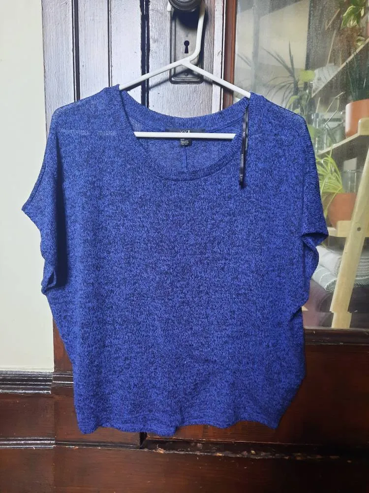 Blue Heathered T Shirt photo 1