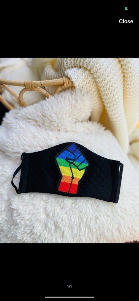 PRIDE BLM MASK photo 1