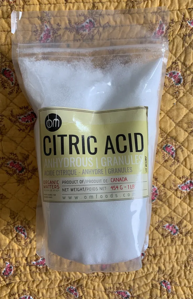 Citric Acid - Unopened photo 1
