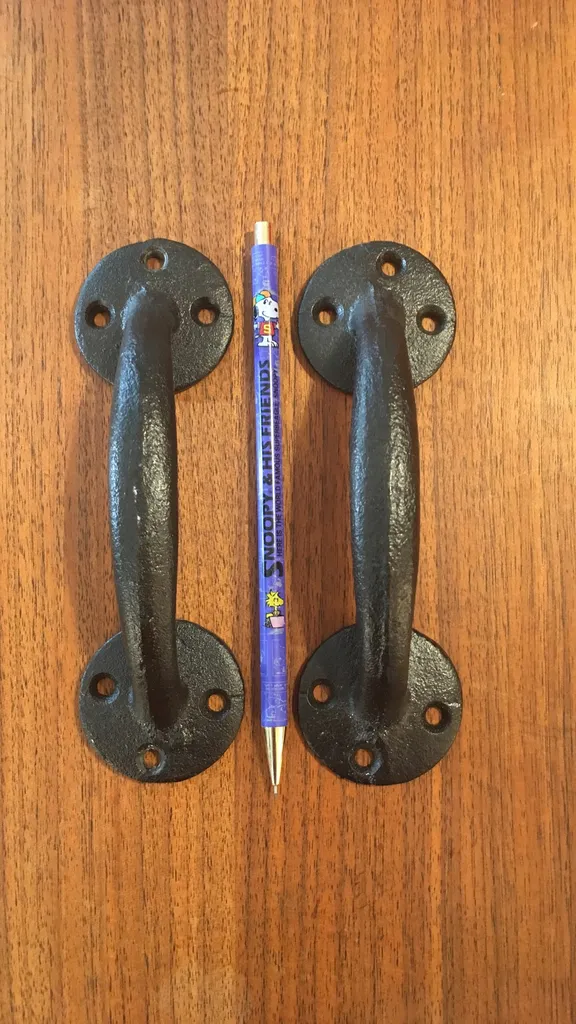 2 Cast Iron Handles photo 1