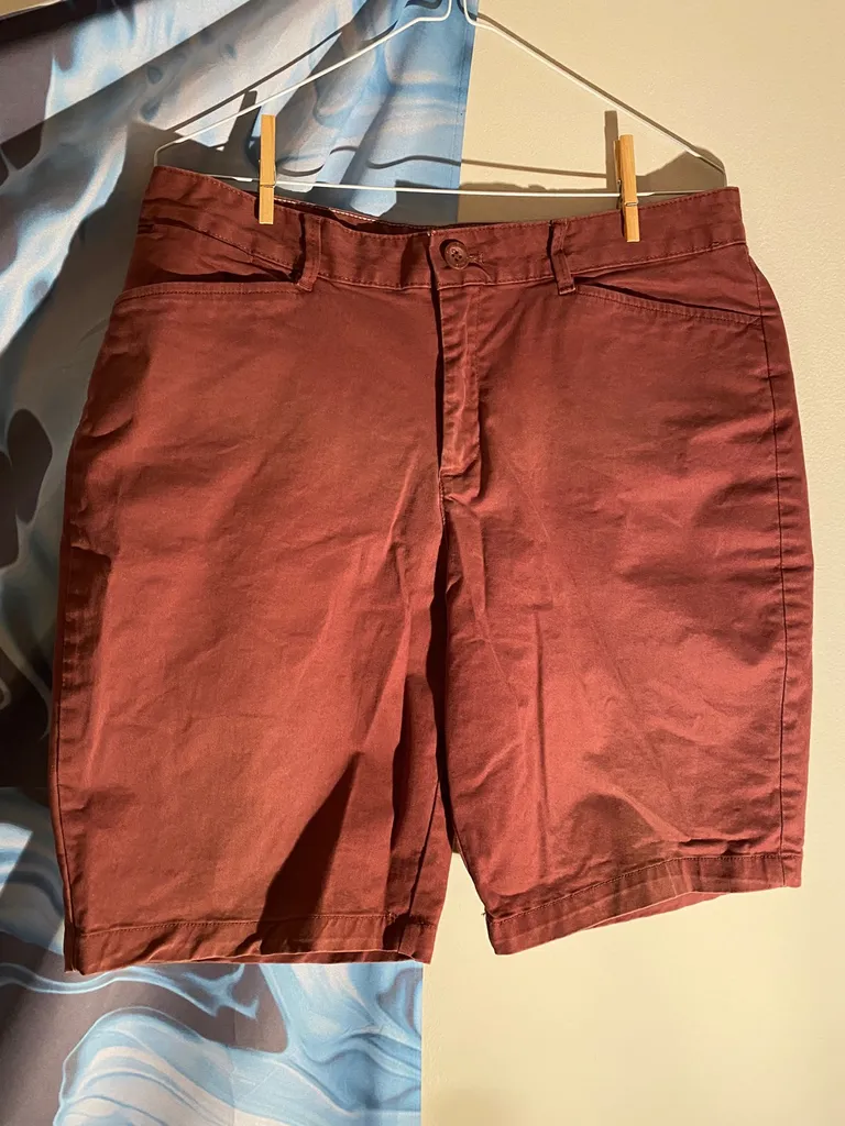 W12 maroon shorts photo 1