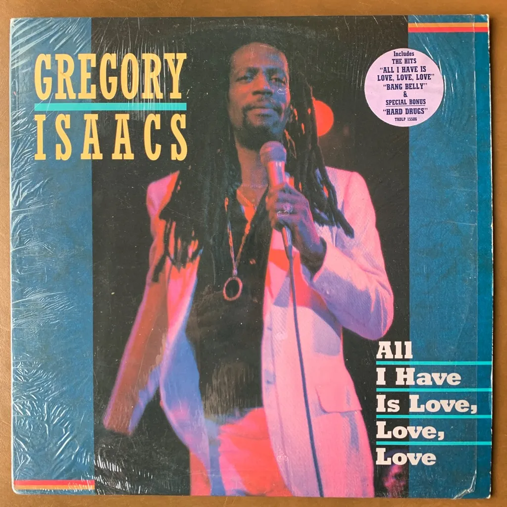 Gregory Isaacs - All I Have Is Love, Love, Love Vinyl Record ... photo 1