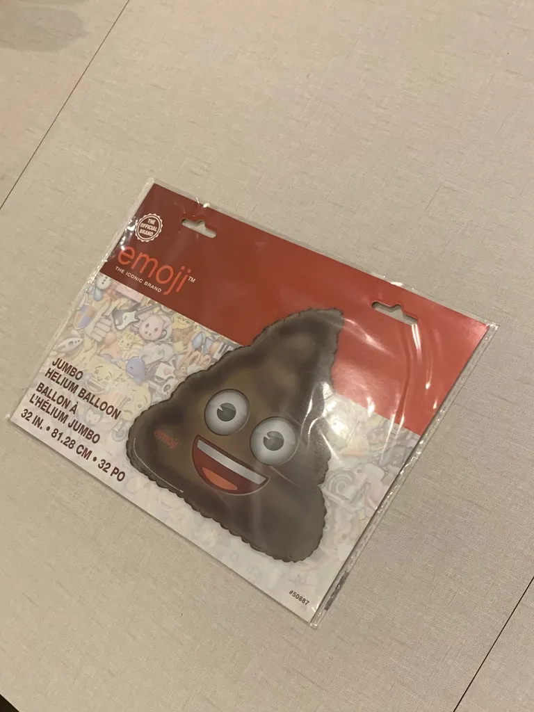 Jumbo Poop Emoji Balloon photo 1