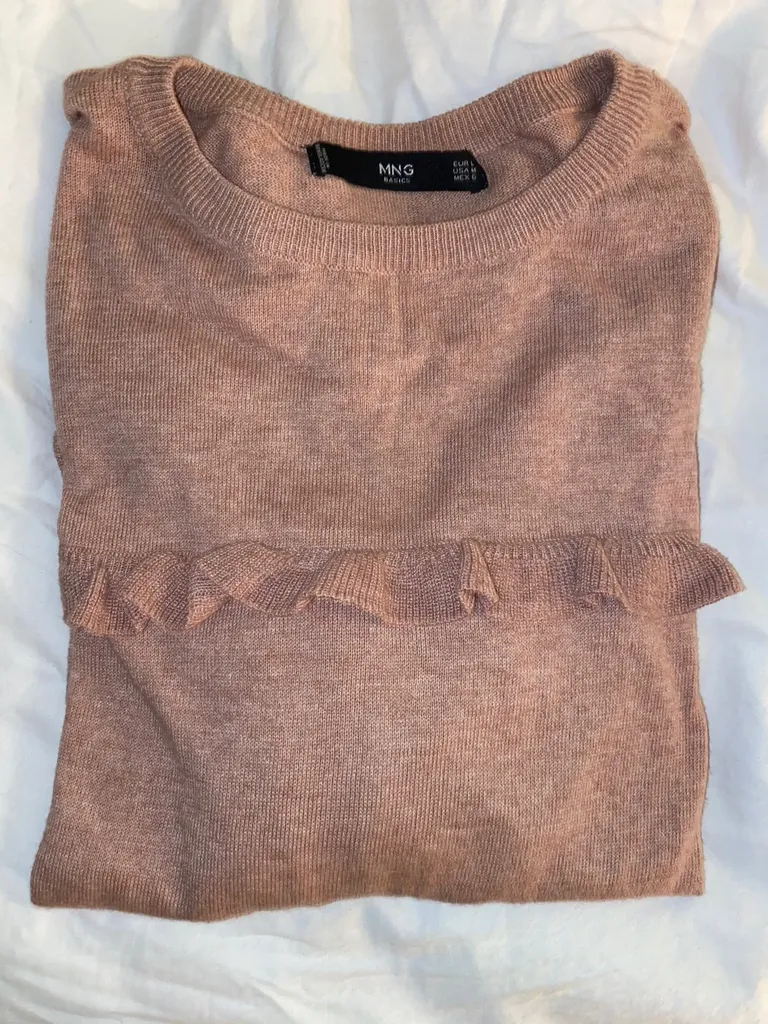 Pink Frilly MNG Sweater photo 1