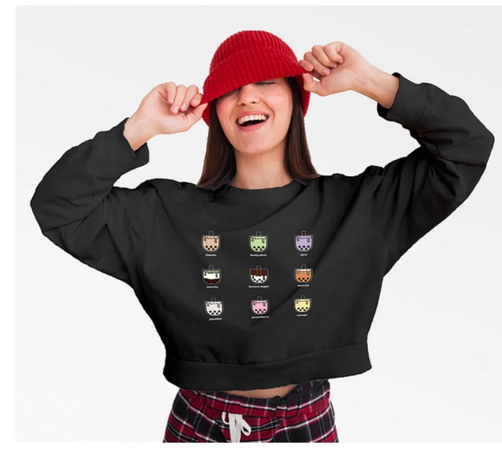 Size M - Cropped Black Bbt Sweater photo 1