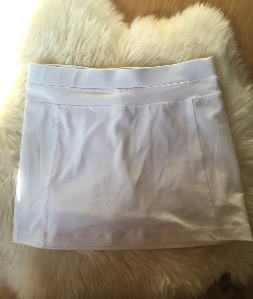 Joe Fresh White Athletic Tennis Skirt (Shorts Underneath) photo 1
