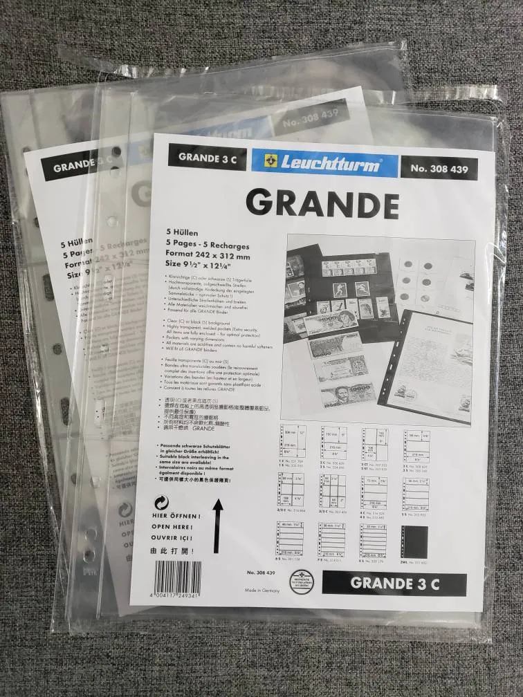 2 Packs Of Paper Money Holder Sheets photo 1