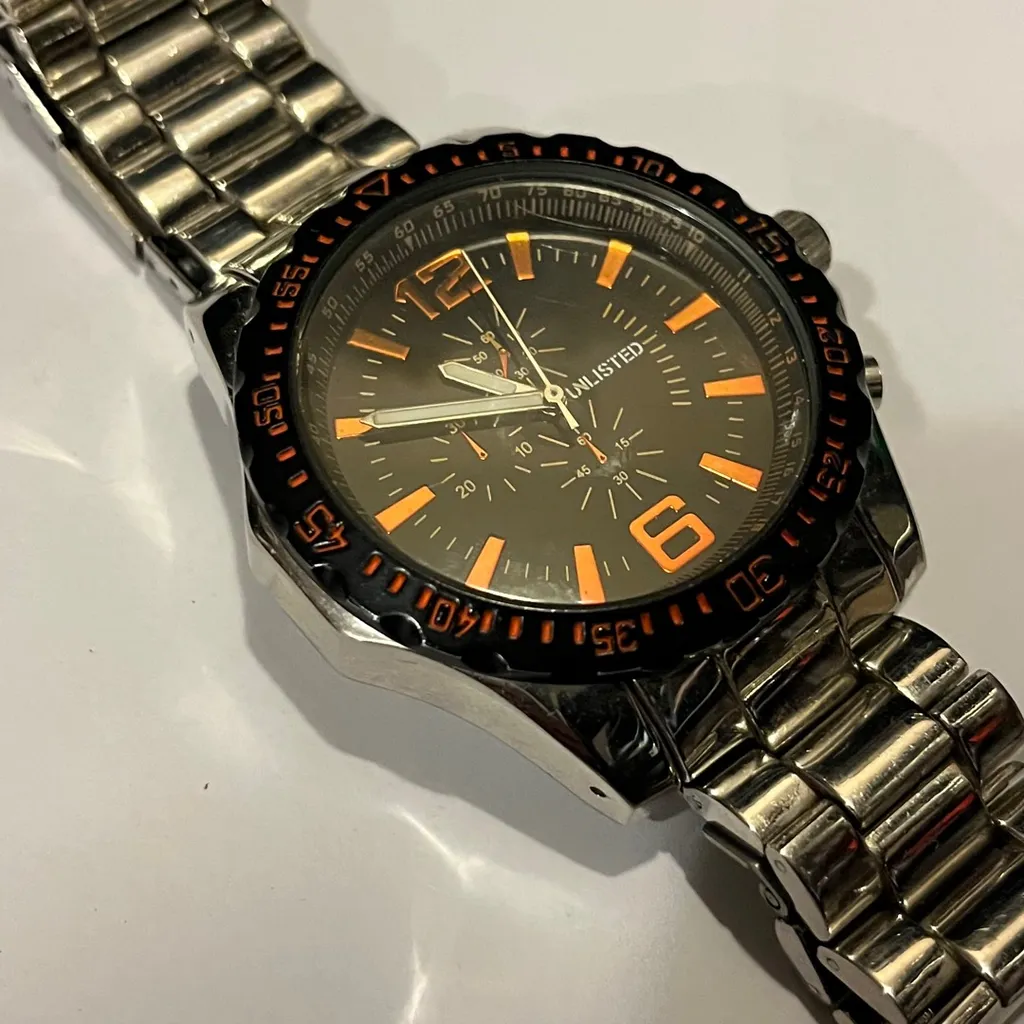 Silver Men’s Watch photo 1