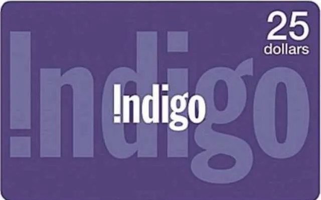 $25 Indigo GC photo 1