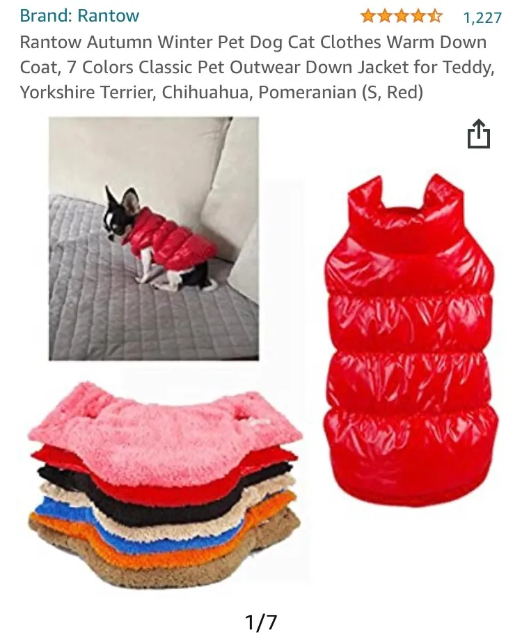 Size XS Red Puppy Jacket photo 1