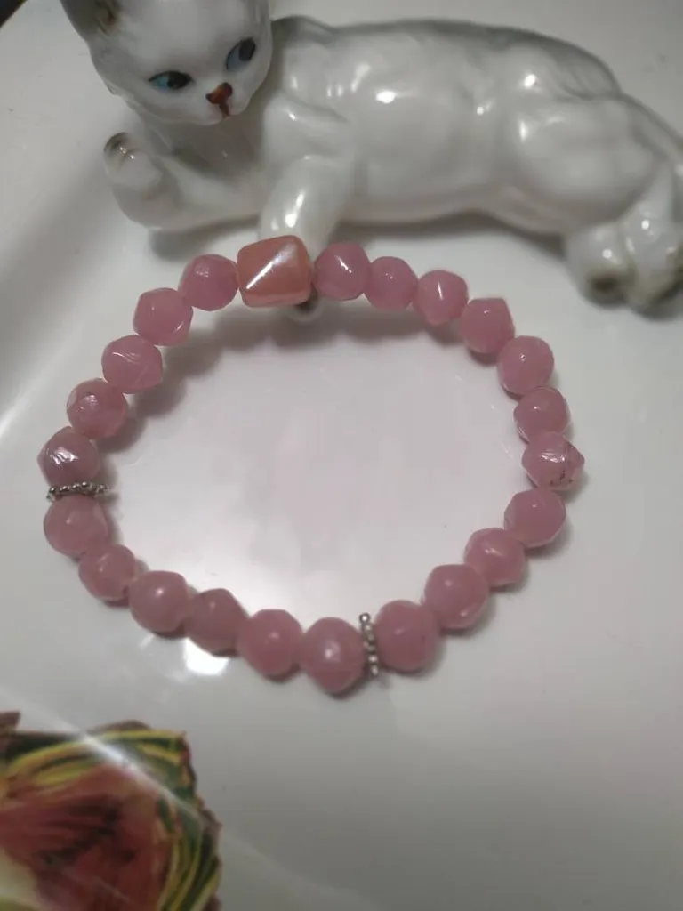 Gemstone Pink Opal Braclet photo 1