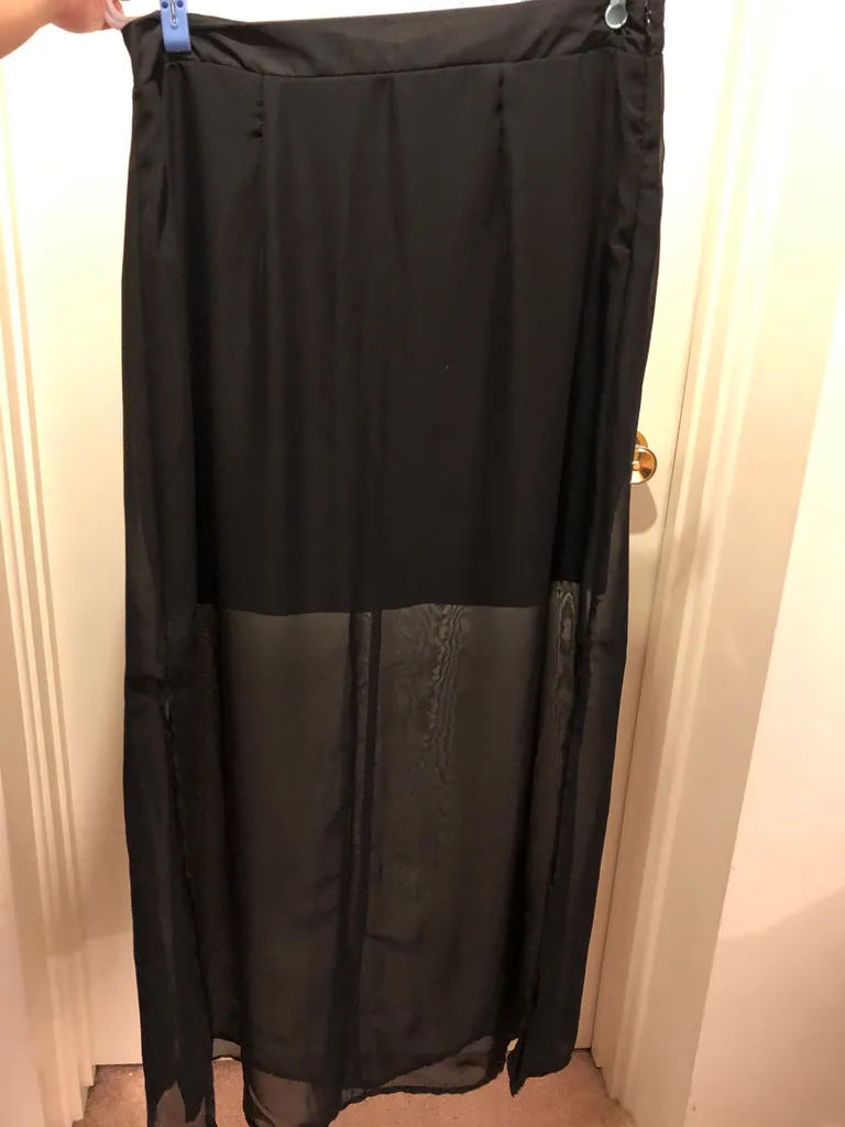 NEW Charlotte Russe Illusion Skirt Size L photo 1