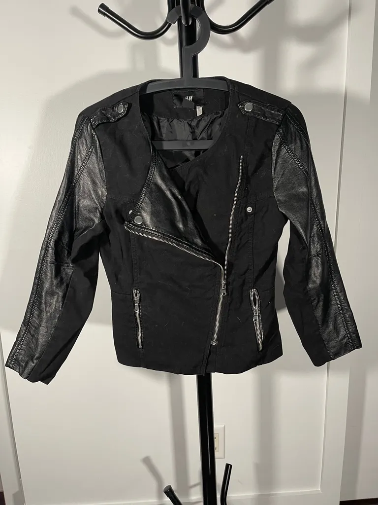 Faux-Leather Jacket photo 1