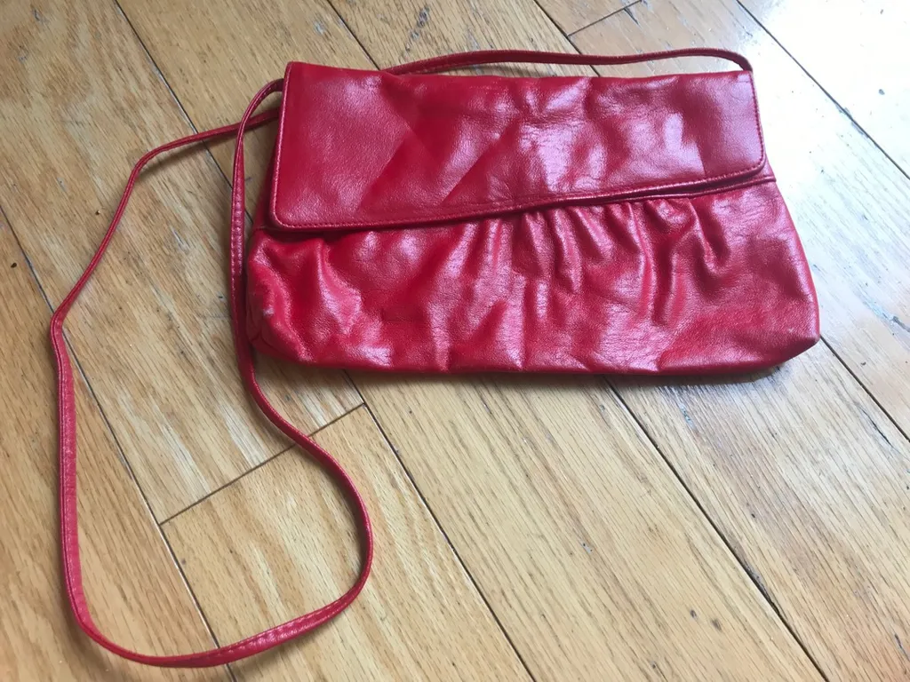 Red 80s Purse photo 1