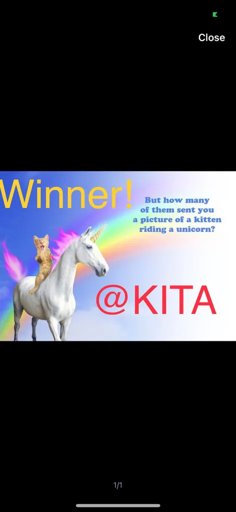 CONTEST WINNER: CONGRATULATIONS @KITA photo 1