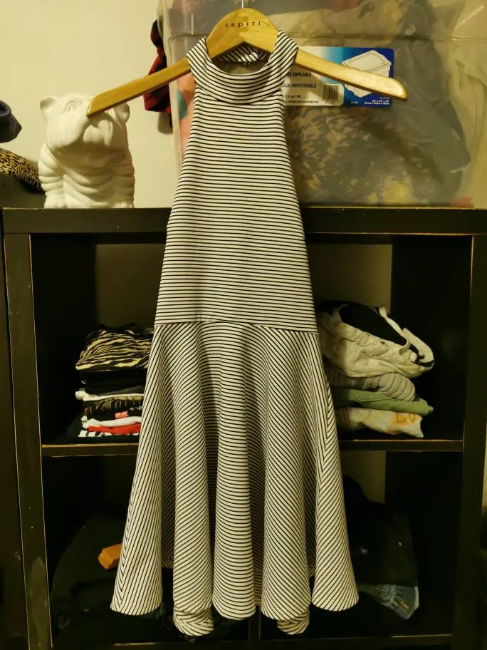 Striped Halter Dress photo 1