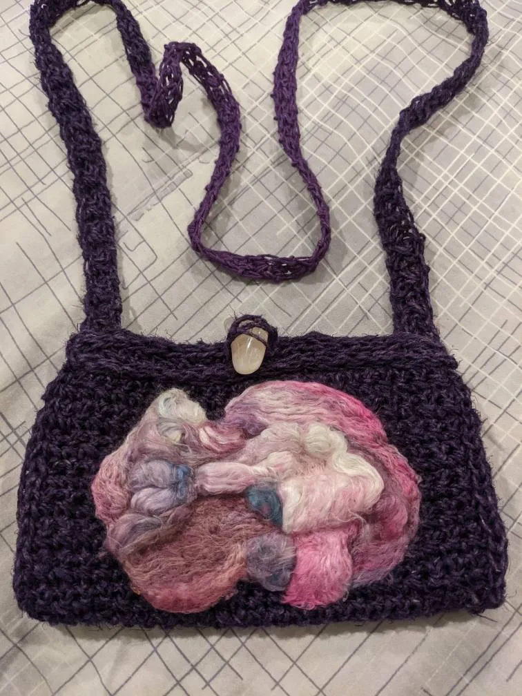 Handmade Crocheted Purse photo 1