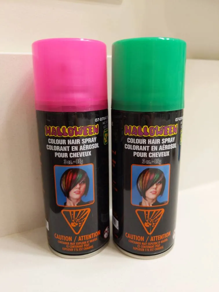 Pink And Green Hair Spray photo 1
