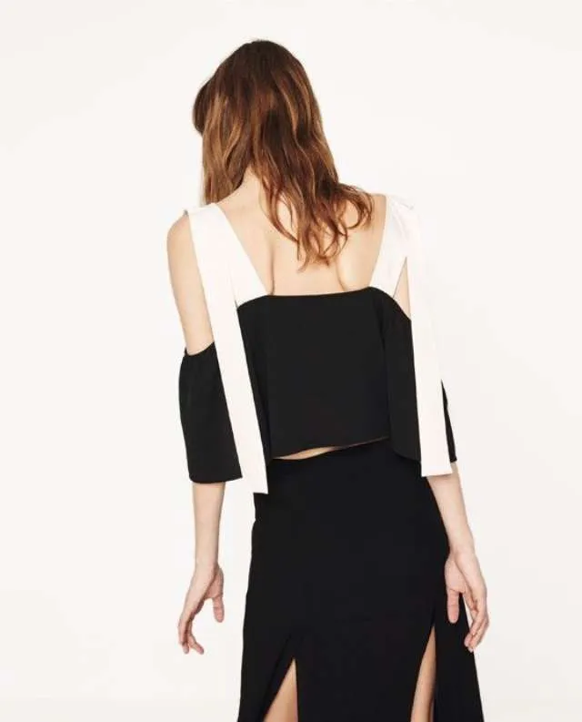 Zara Off Shoulder Top photo 1