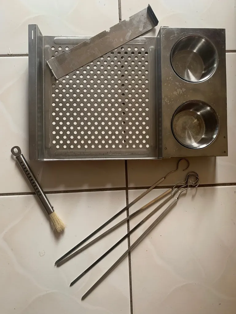 BNIB Stainless Steel Grilling Kit photo 1
