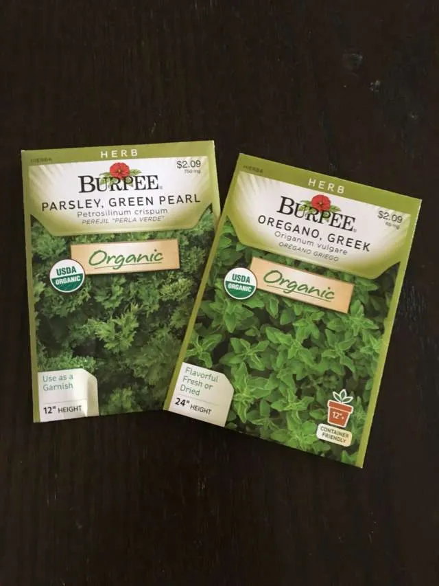Parsley And Oregano Seeds photo 1