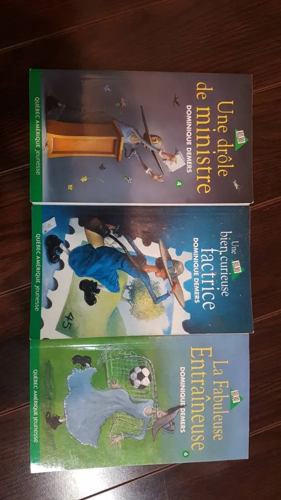 3 Livres Mademoiselle Charlotte En Français photo 1