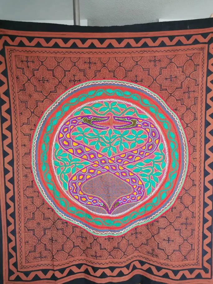 Shipibo Wall Tapestry From Peru photo 1