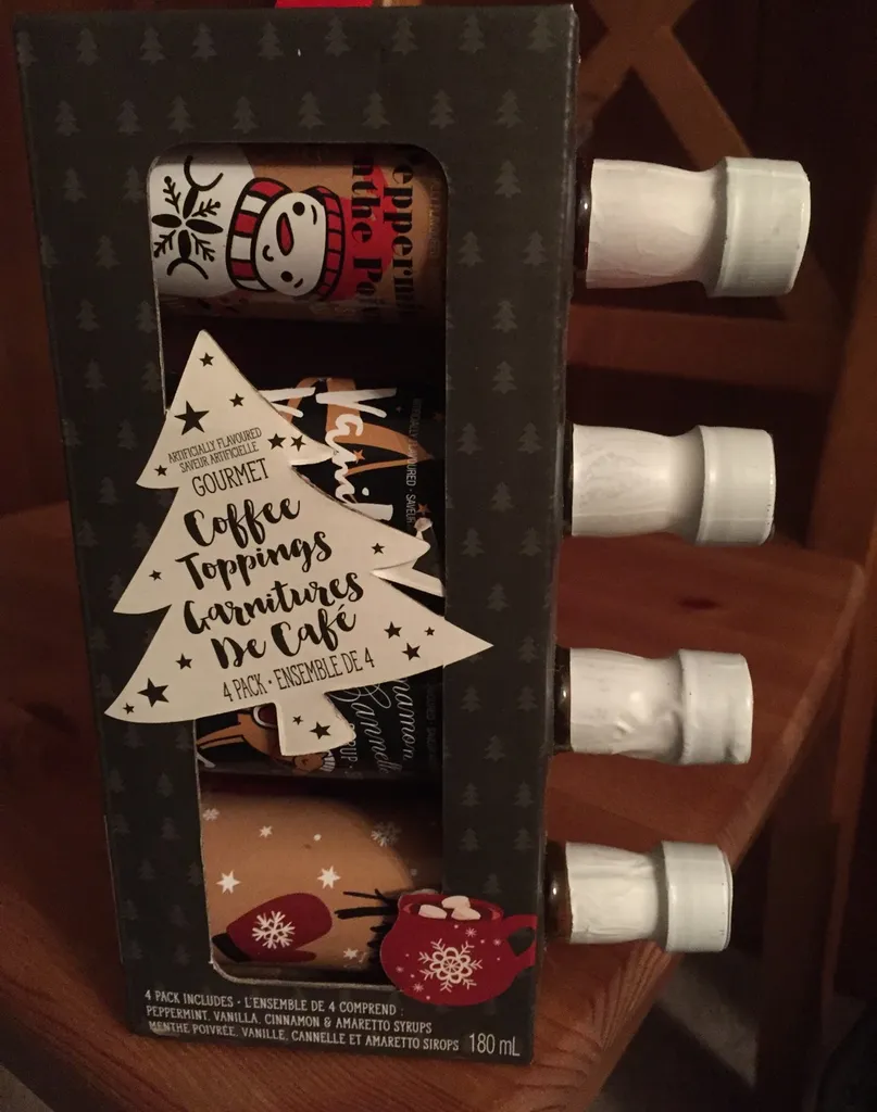 Gourmet Coffee toppings- 4 Bottles (pkg 180 ML) photo 1