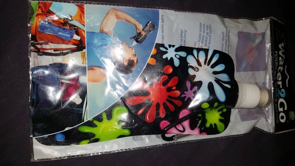 Water 2 Go foldable plastic water bottle -- Eco Friendly, BPA... photo 1