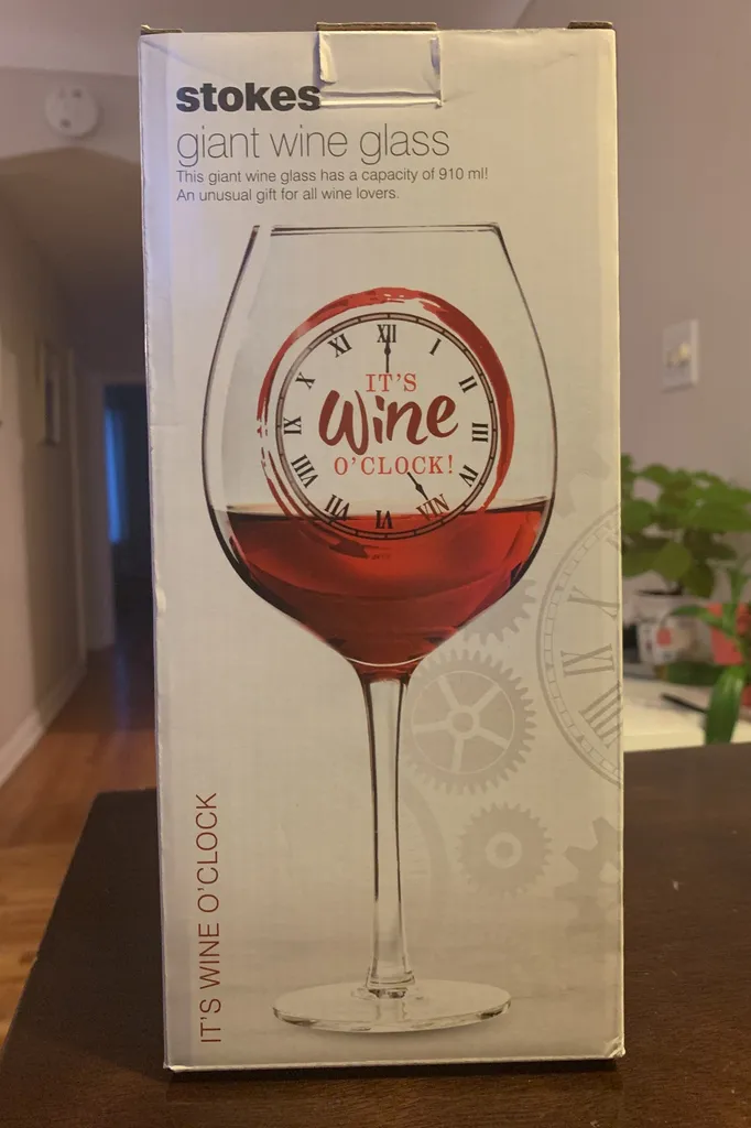 BNIB Giant Wine Glass photo 1