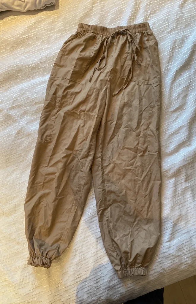 Shein Camel Track Pants photo 1