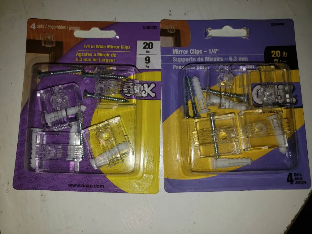 Support mirroir/mirror hangers photo 1