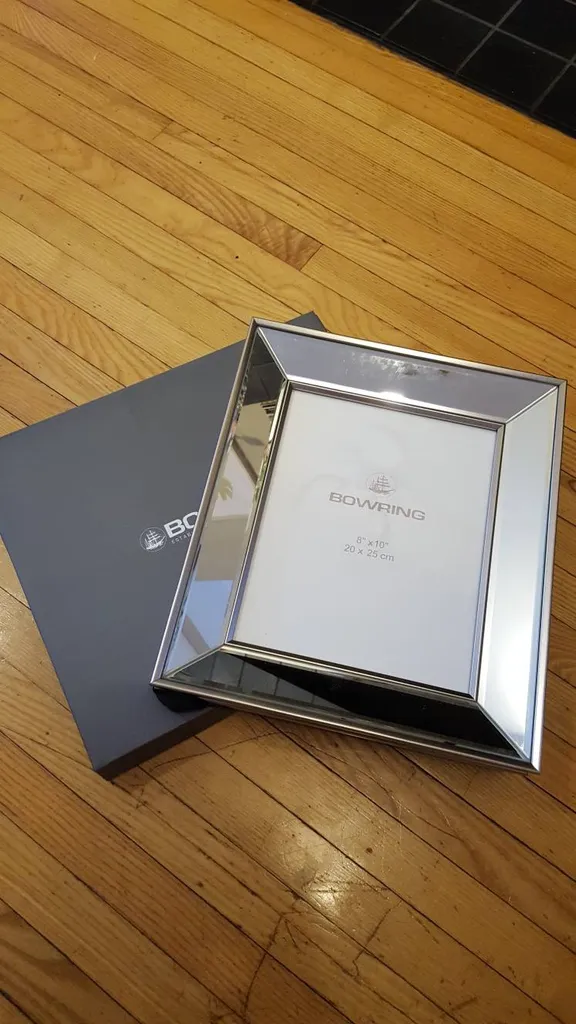 BNIB Bowring Mirrored Frame photo 1