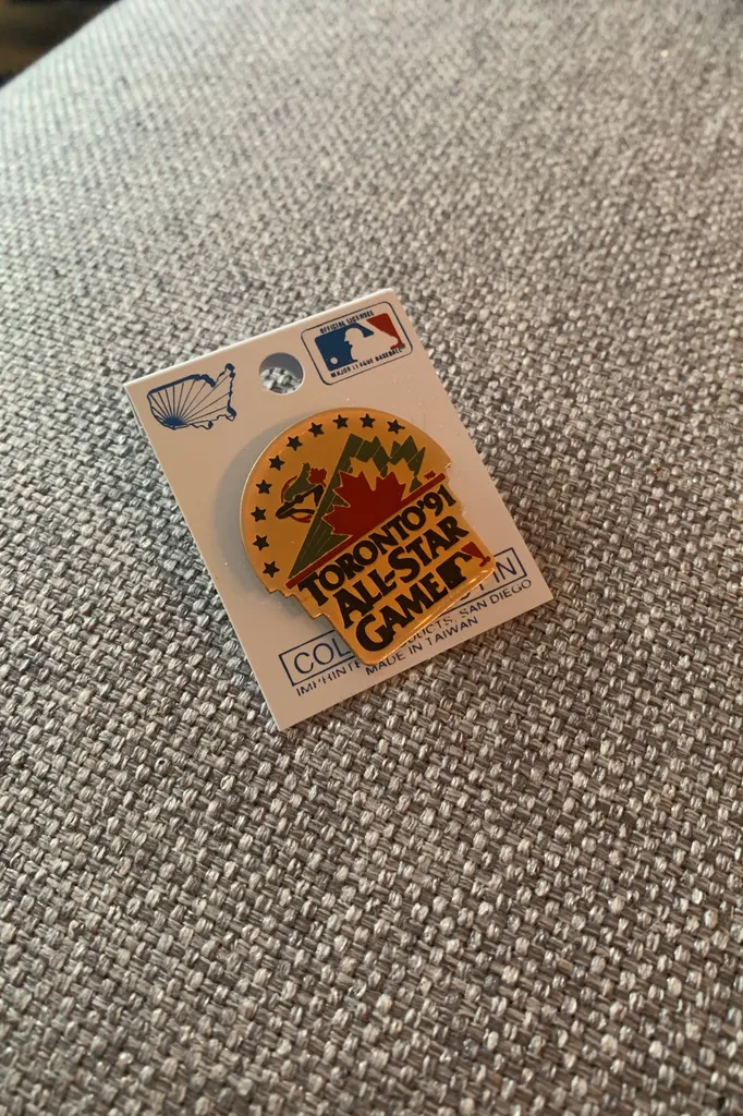 1991 Toronto All Star Game Pin photo 1