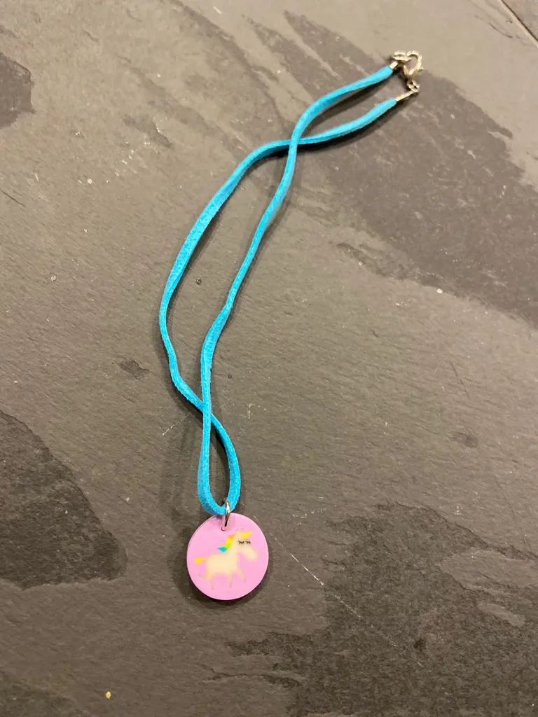Handmade Kids Unicorn Necklace photo 1