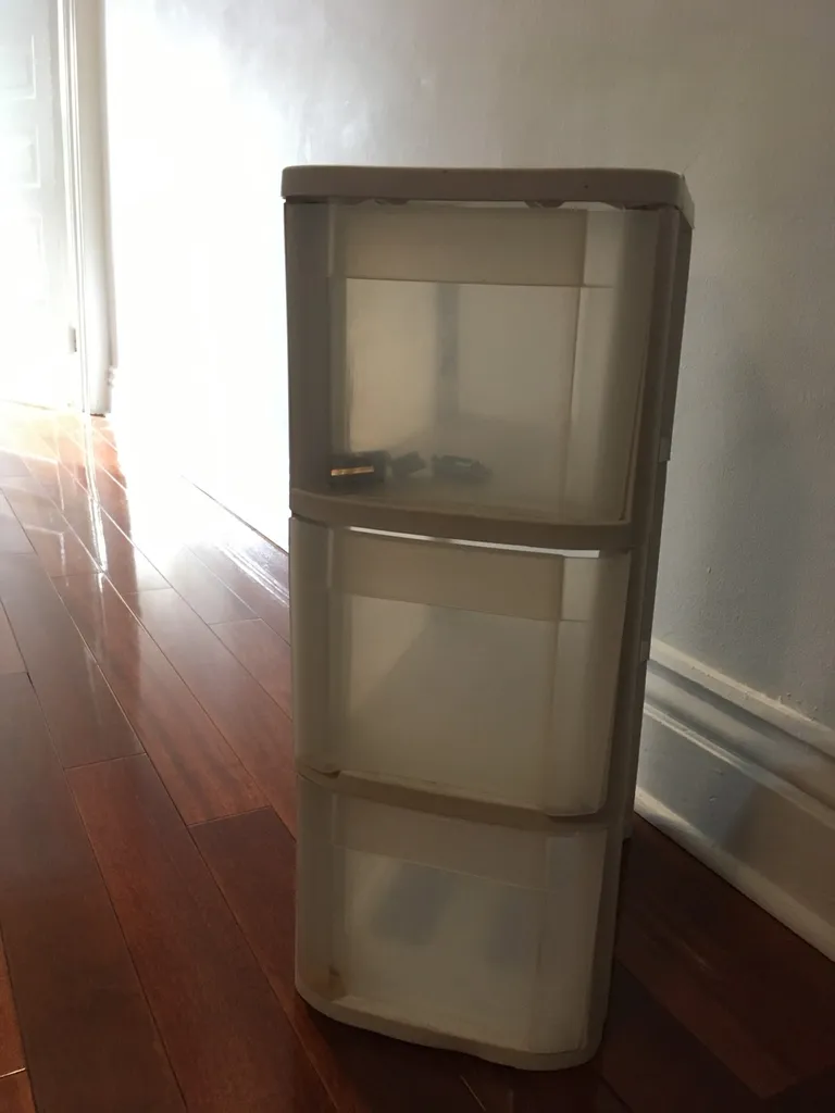 Sterilite 3 Drawer White Cart photo 1