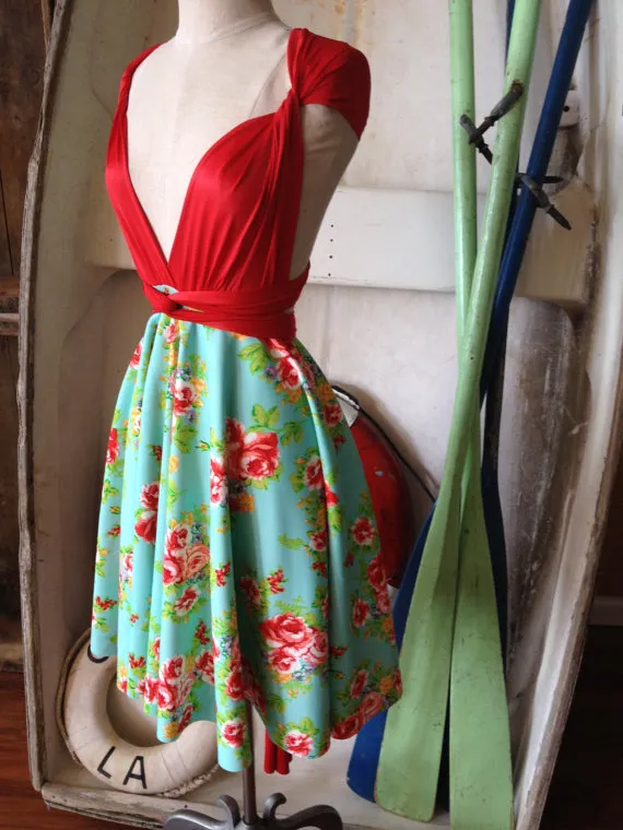 Floral Octopuss Infinity Wrap Dress photo 1