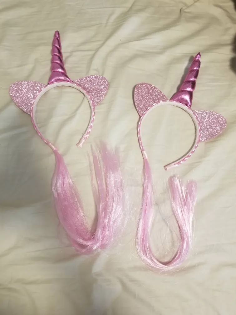 Pretty Pink Unicorn Horns photo 1