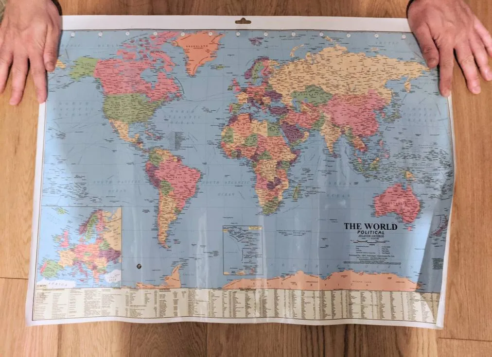 World Map Poster photo 1